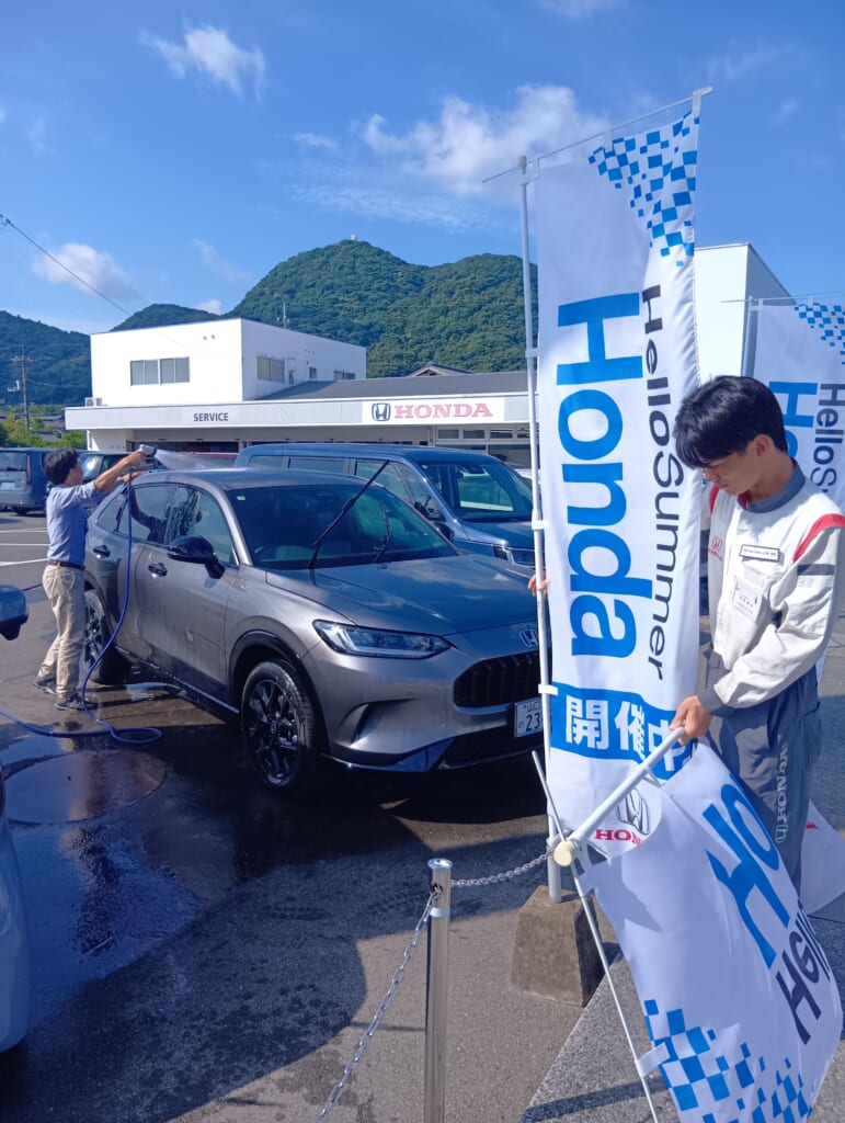 洗車日和です😎